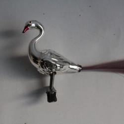 Ancienne Décoration Noël verre Cygnel Christmas Ornament Santa