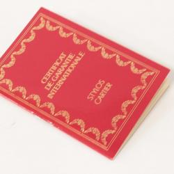CARTIER Garantie pour stylo
