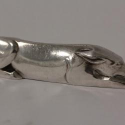 GALLIA Porte-couteau Chien Sandoz Christofle Art déco