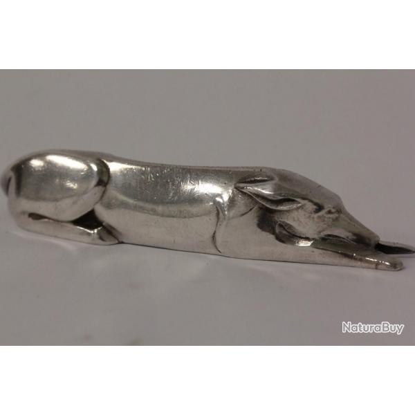 GALLIA Porte-couteau Chien Sandoz Christofle Art dco