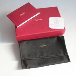 CARTIER Étui Pochette de rangement noir Pouch Case