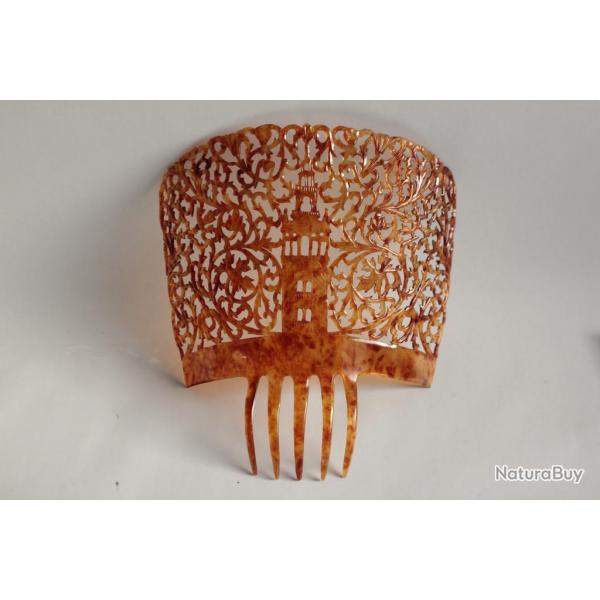 Peigne  chignon caille de tortue Espagne