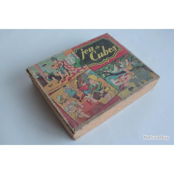 Ancien Jeu de socit jeu de cubes