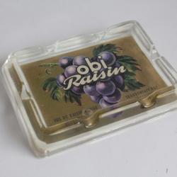 Cendrier publicitaire Obi raisin Traubensaft Rot