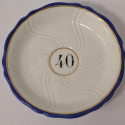 Sous-verre absinthe porcelaine Bistrot