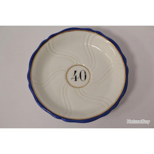 Sous-verre absinthe porcelaine Bistrot