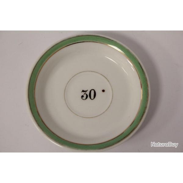 Sous-verre absinthe porcelaine Bistrot