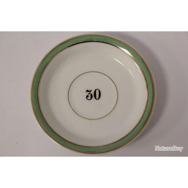 Sous-verre absinthe porcelaine Bistrot