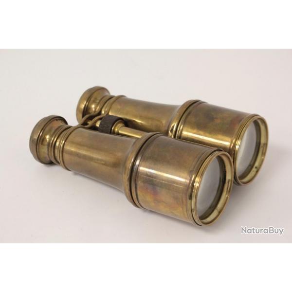 Jumelles militaires d'artillerie Aim DUVAL laiton