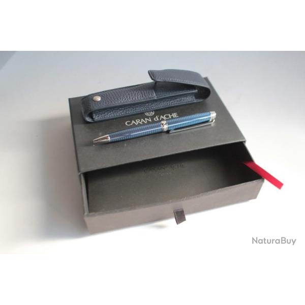 CARAN D'ACHE Stylo bille Lman Grand Bleu