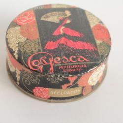 Ancienne boîte à poudre Goyesca Myrurgia Espagne