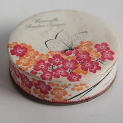 Ancienne boîte publicitaire poudre Simon Ocre crème Simon Paris