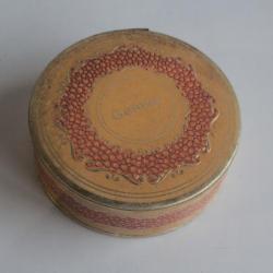 Ancienne boîte publicitaire poudre Gemey Ocre rosée n°7051