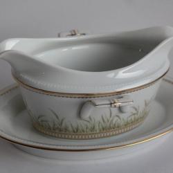 Saucière Artémis porcelaine Kaiser Allemagne
