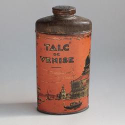 Ancienne boîte publicitaire Talc de Venise Aubrespy Paris