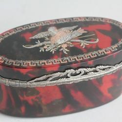 Boite à tabac argent or XVIIIe siècle