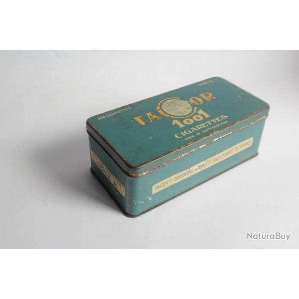 Bote  Cigarettes tle Tacor 1001 cigarettes srie E Suisse