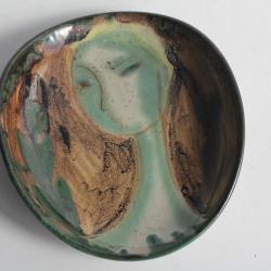 Coupelle céramique Grand Chêne Vallauris Odette Gourju Naumowitch