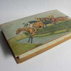 Boîte chocolat course hippique bonbons fins de Villars Fribourg Suisse