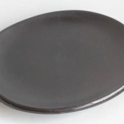 MADOURA Coupe céramique émaillée noire Suzanne Ramié