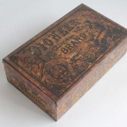 Boîte à Cigares tôle Pioneer brand golden flake cavendish