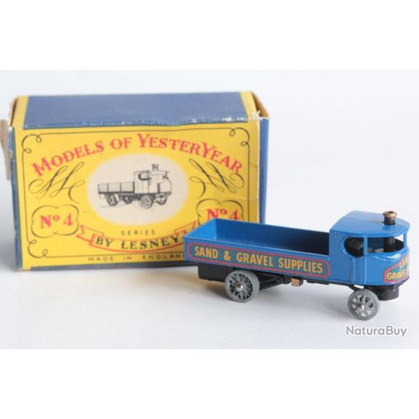 LESNEY Vhicule miniature N4 Sand & Gravel Supplies Truck Jouet