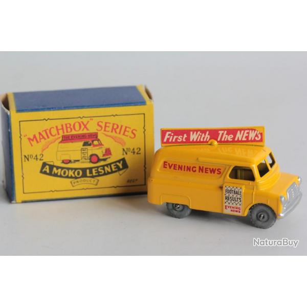 LESNEY Vhicule miniature N42 Bedford Evening News Van Jouet