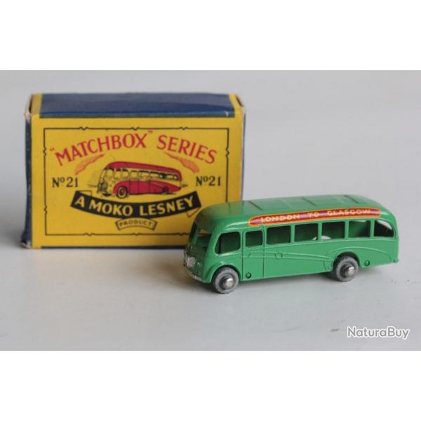 LESNEY Vhicule miniature N21 Bus Bedford Coach London to Glasgow