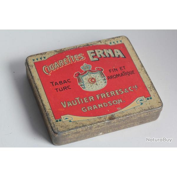 Bote  Cigarettes tle Erna Vautier Frres Cie Tabac Turc