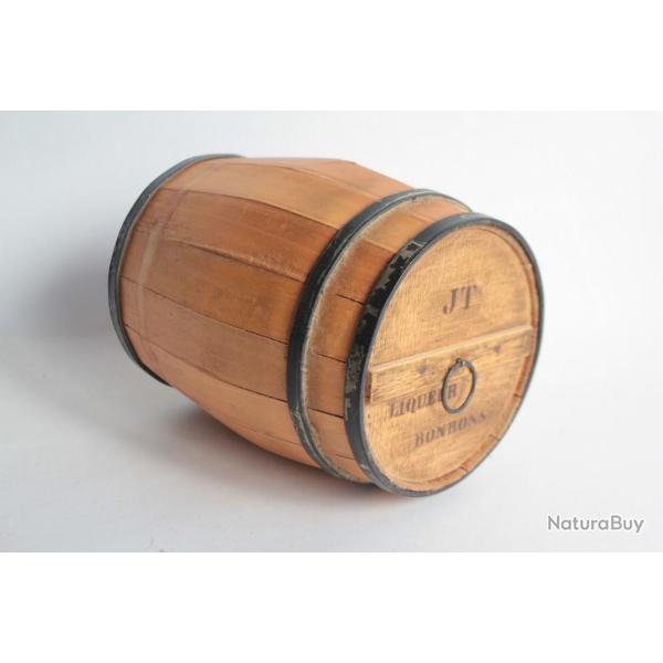 Bote tonneau bois bonbons liqueur Chocolat Tobler