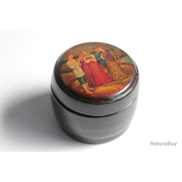 Bote laque Russe Fedoskino A. Karasev Russian Life Style 1994