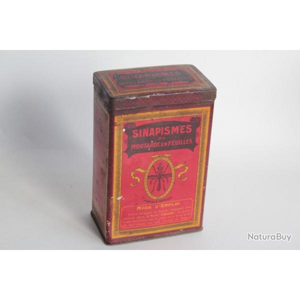 Bote tle Sinapismes Moutarde en feuilles Pharmacie