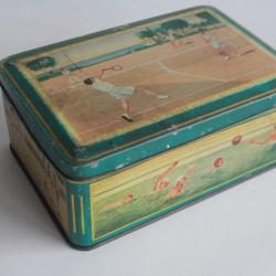 Boîte Biscuits tôle Sport tennis
