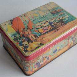 Boîte Biscuits tôle Galettes St Michel