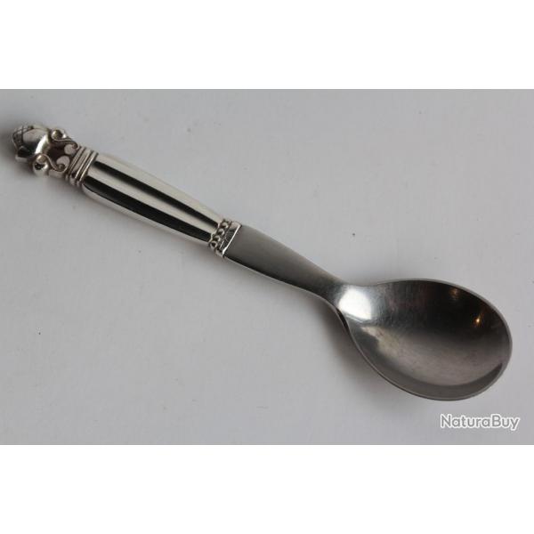 GEORG JENSEN Cuillre  OEuf Acorn argent Danemark