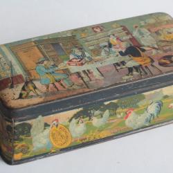 Boîte Biscuits tôle Galettes St Michel