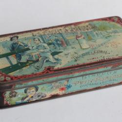 Boîte tôle Biscuits Le petit Parisien Ducasse & Guibal