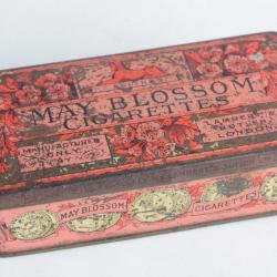 Boîte à Cigarettes tôle May Blossom Lambert & Butler London