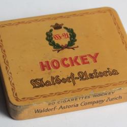 Boîte à Cigarettes tôle Waldorf-Astoria Hockey