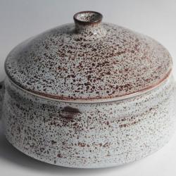 ANASSE Michel Soupière grès émaillé Vallauris