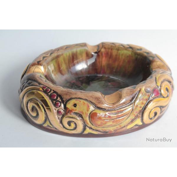 Cendrier faence Ren Quillivic HB Quimper