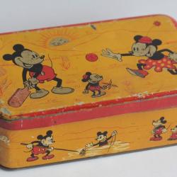 Boîte biscuits tôle Mickey Mouse Walt Disney