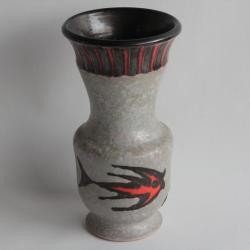 Vase céramique pièce unique René ANCHIERRI Poisson Missy Annecy Savoie