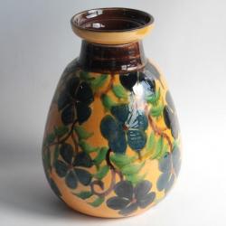 Vase terre vernissée René NICOLE Poterie Savoyarde