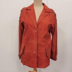 CELINE Veste vintage suède Femme T40