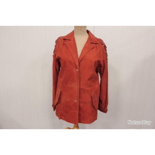 CELINE Veste vintage sude Femme T40