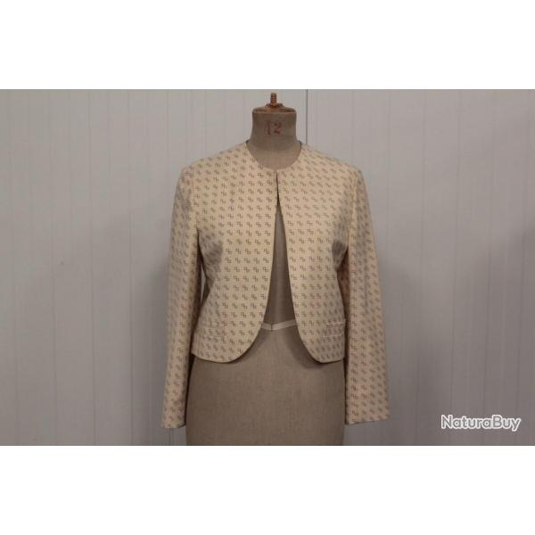 CELINE Veste tailleur vintage soie Femme T42