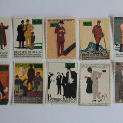 10 Vignettes Burger-Kehl & co PKZ Suisse
