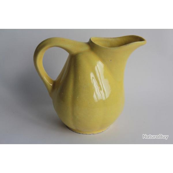 LIFAS Pichet cramique maille jaune Alice Sordet-Bonifas