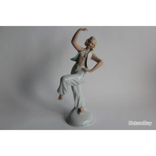 Danseuse porcelaine Schaubach Kunst Allemagne Art dco